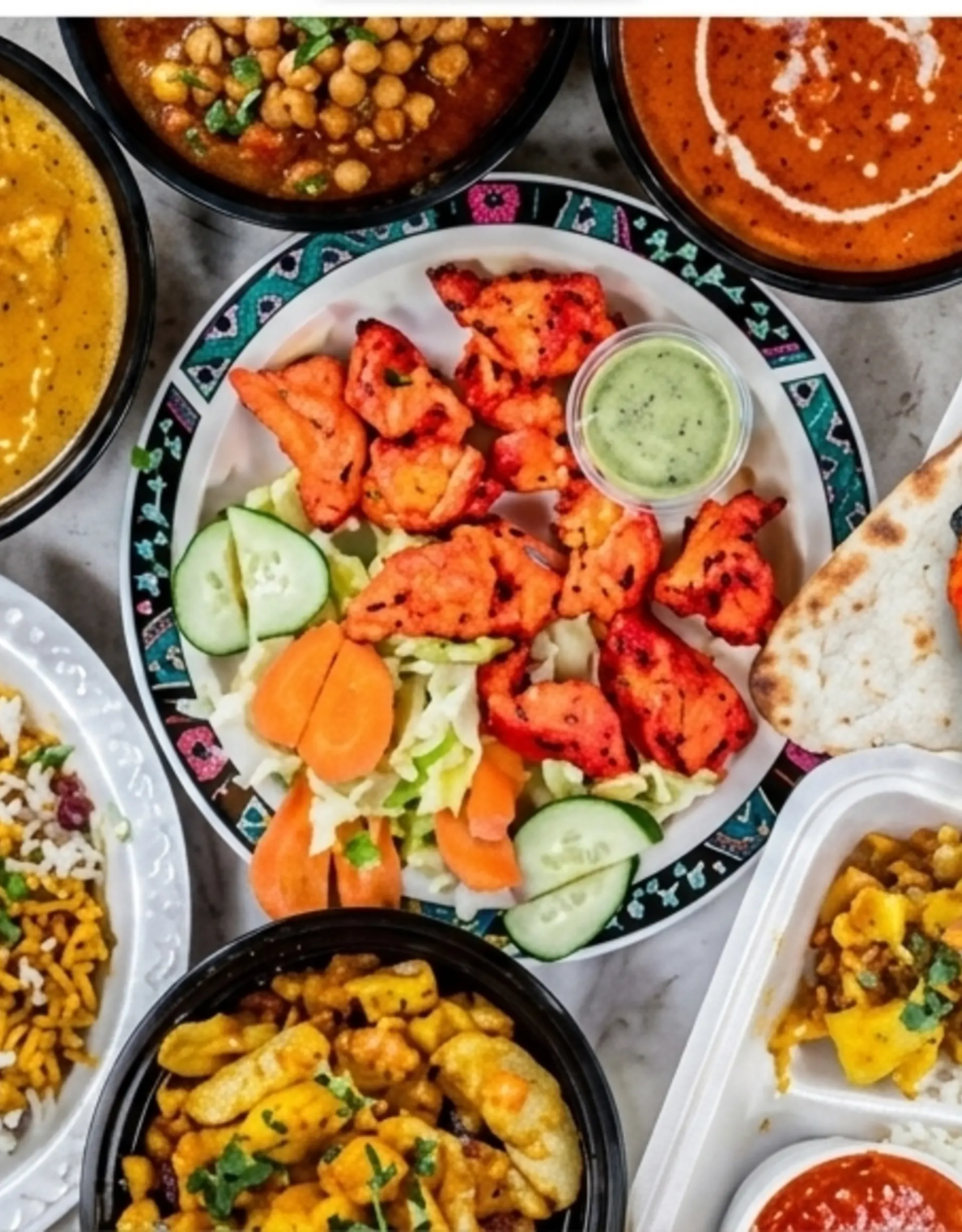 Inside Masala Corner Hamilton - Momo King restaurant on Main Street West, near McMaster University